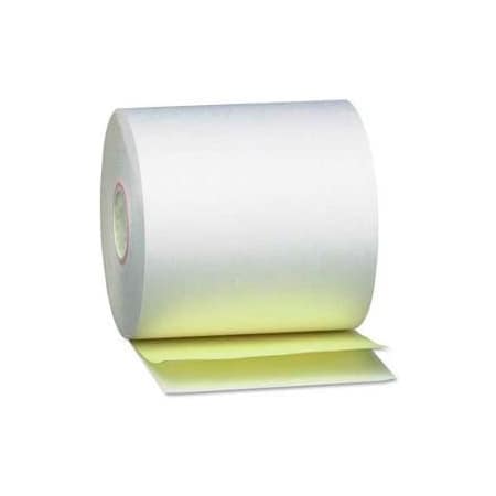 Pm Company PM® SecurIT Teller Paper Rolls, 3-1/4" x 80', White/Canary, 60 Rolls/Carton 7685
